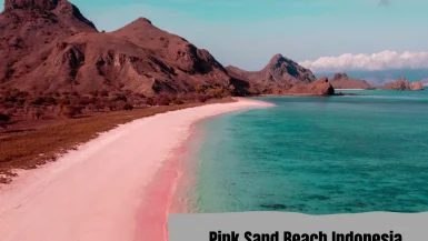 Pink Sand Beach Indonesia