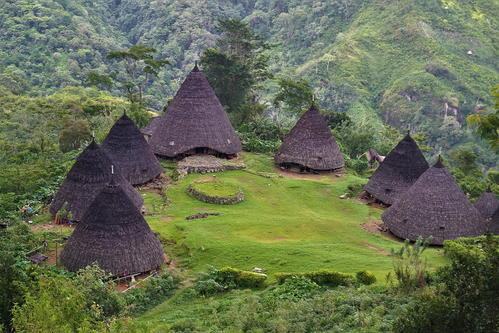 architecture of Mbaru Niang