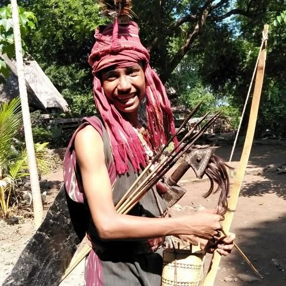 Alor Island ikat weaving