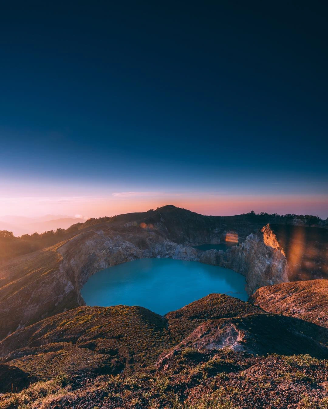 The colors of Kelimutu Lake