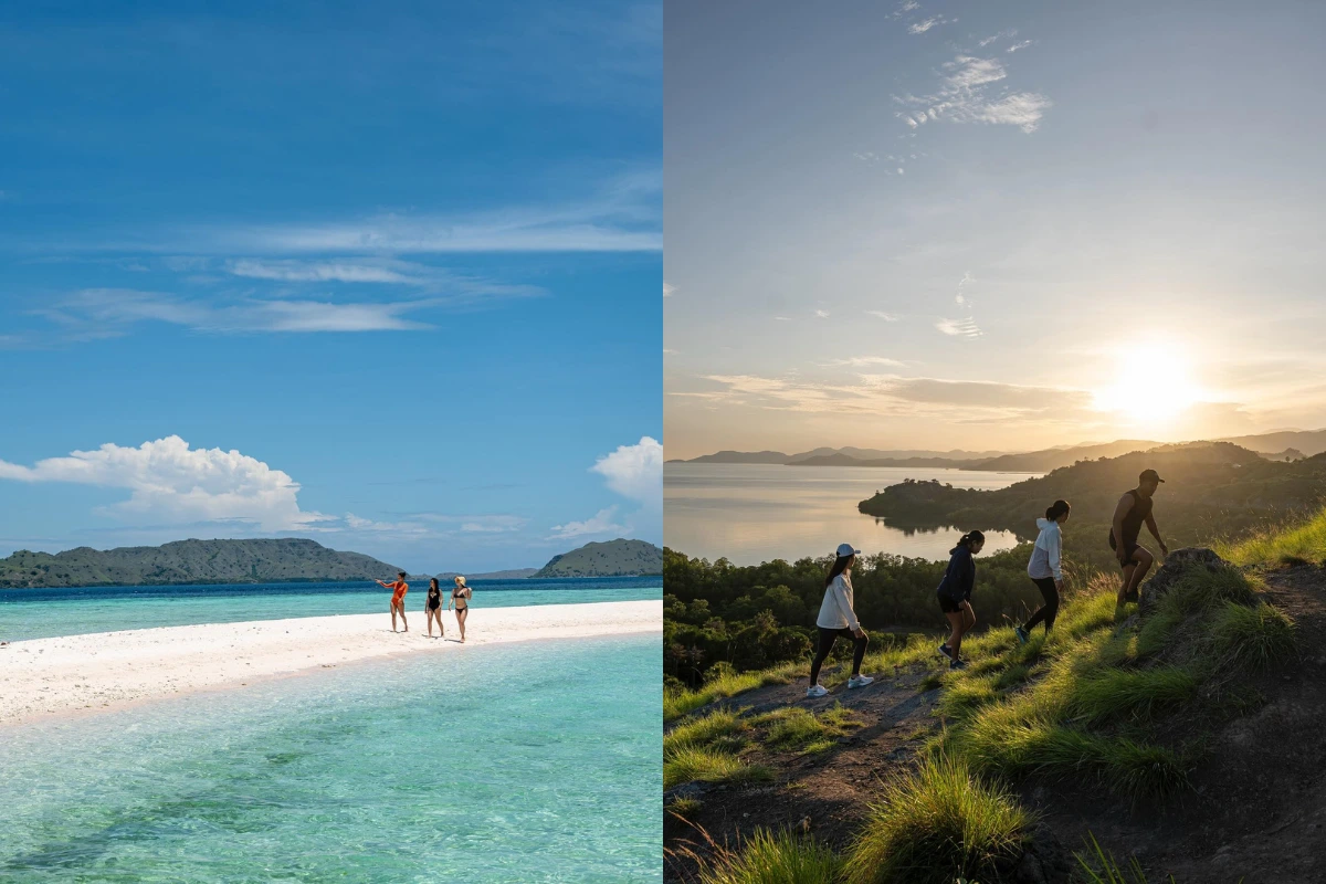 relaxing on Komodo Island beaches