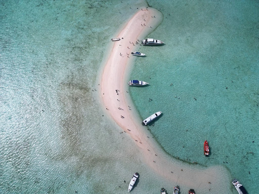 Crystal-clear waters in East Nusa Tenggara