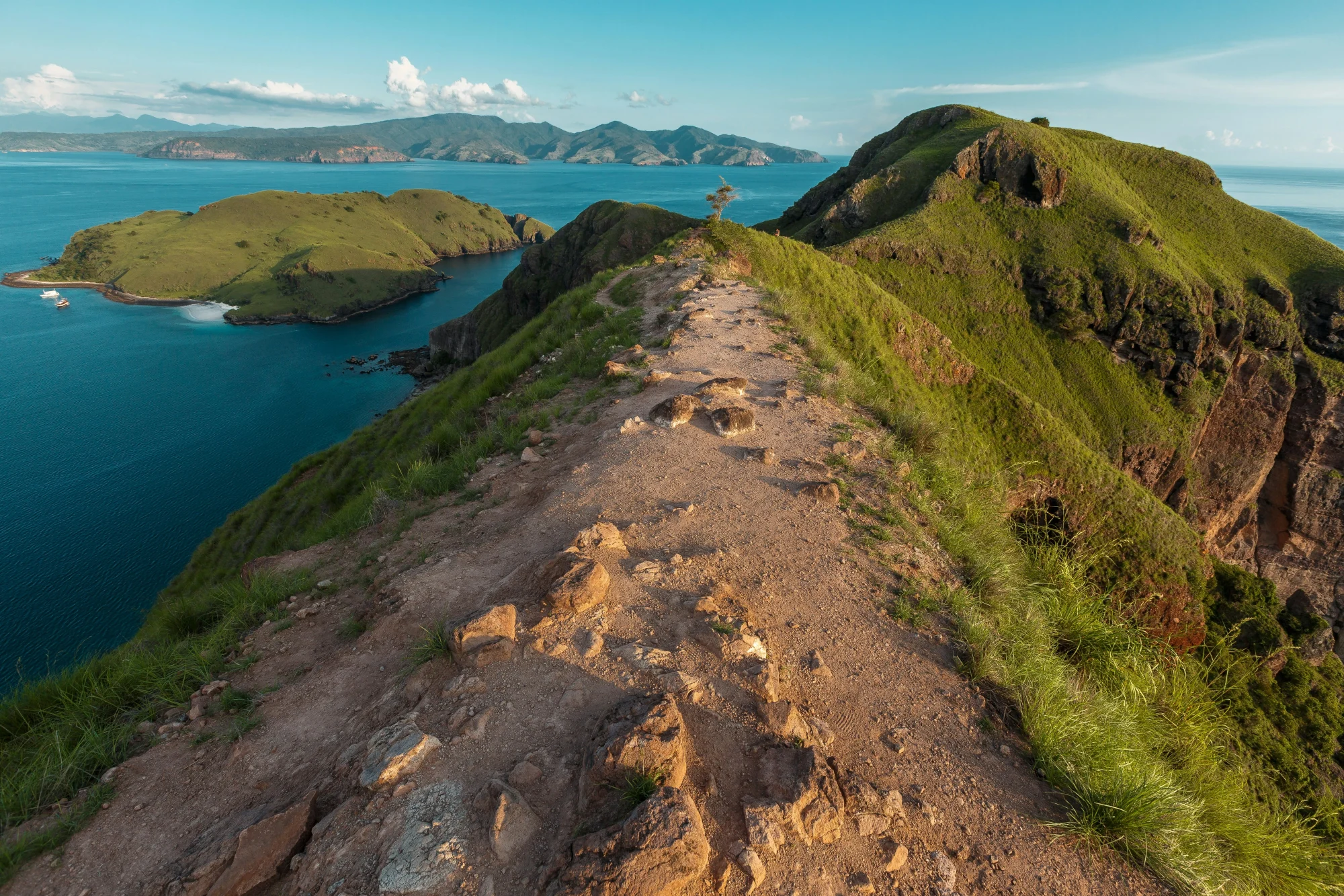 hiking in Padar Island