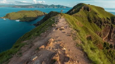 Padar Island sunset