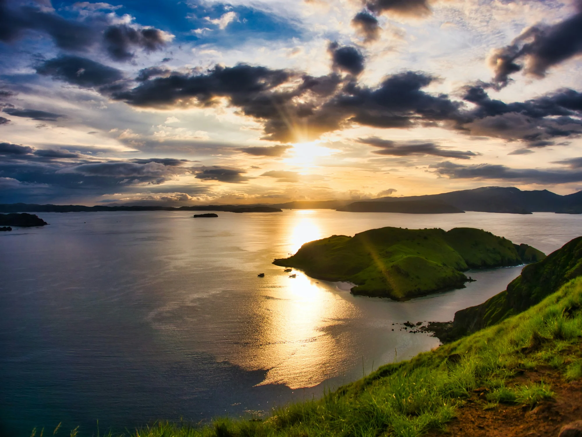 Padar Island sunrise